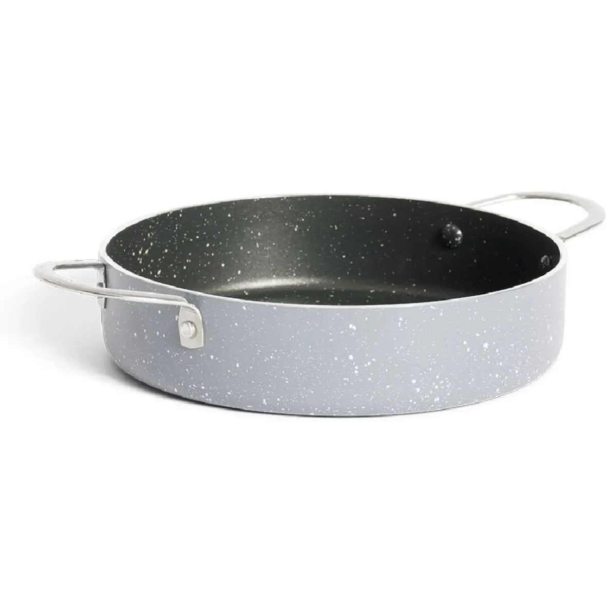 Gifi Cuisson^Poêle tous feux dont induction aluminium et inox noir Ø16cm