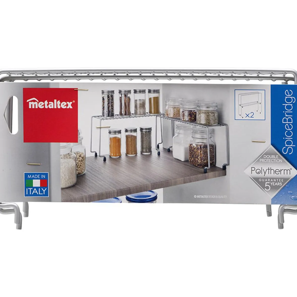 Gifi Rangement De Cuisine^Pont de rangement Metaltex superposable x2
