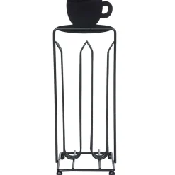 Gifi Rangement De Cuisine^Porte capsules à café en métal design tasse noir