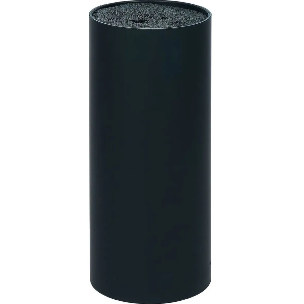 Gifi Rangement De Cuisine^Porte couteaux plastique noir Ø11xH22,5cm