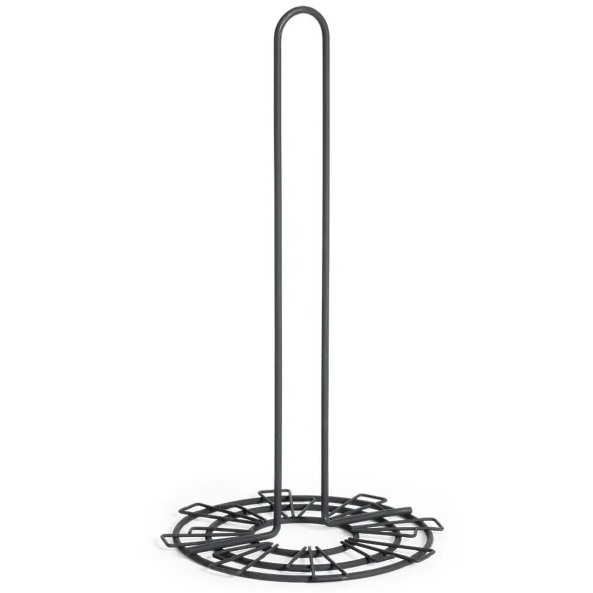 Gifi Rangement De Cuisine^Porte essuie tout fer noir Ø15,5xH28,5cm