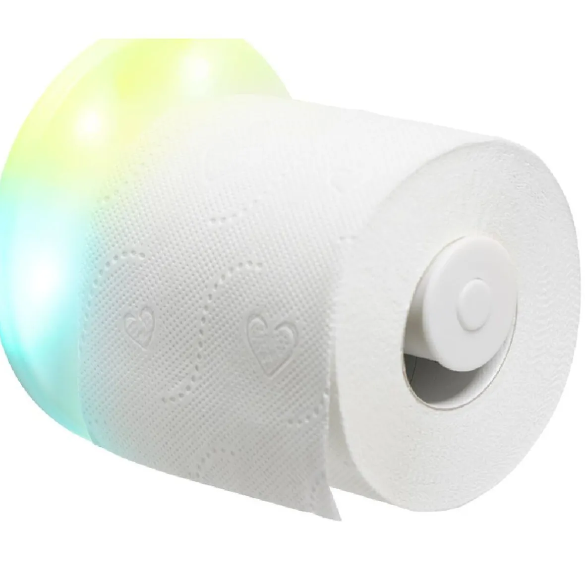 Porte papier toilettes lumineux blanc^Gifi Sale