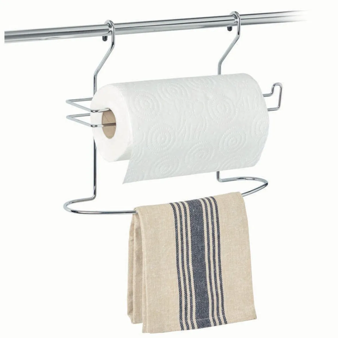 Gifi Rangement De Cuisine^Porte rouleau essuie-tout en inox pour barre de crédence