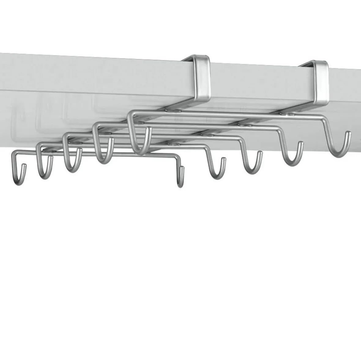 Gifi Rangement De Cuisine^Porte tasse x10 Metaltex à fixer sur étagère