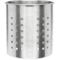 Gifi Rangement De Cuisine^Porte ustensile rond inox point ajouré