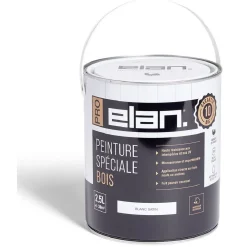 Pot peinture Elan bois int/ext blanc 2,5L^Gifi Discount