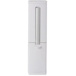 Poubelle brosse WC blanche^Gifi Clearance