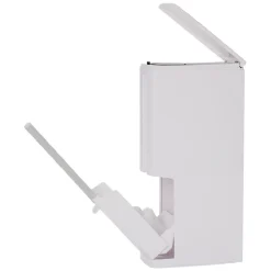 Poubelle brosse WC blanche^Gifi Clearance