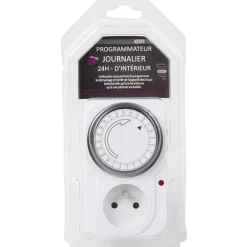 Programmateur journalier 24h d intérieur^Gifi Discount