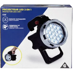 Projecteur LED rechargeable 170LM^Gifi Discount