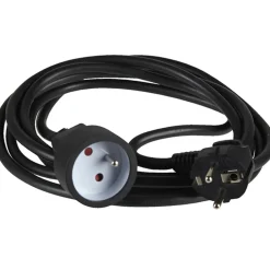 Prolongateur 5 m noir^Gifi