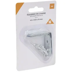 Équerre de chaise x4^Gifi Discount