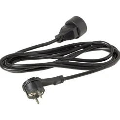 Rallonge électrique noire 16A 3m^Gifi