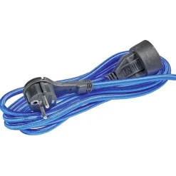 Rallonge textile 3m bleu^Gifi Outlet