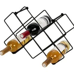 Gifi Rangement De Cuisine^Range bouteille en fer 42x14x28 cm