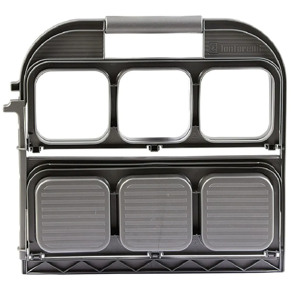 Gifi Rangement De Cuisine^Range bouteille pliable gris 6 emplacements
