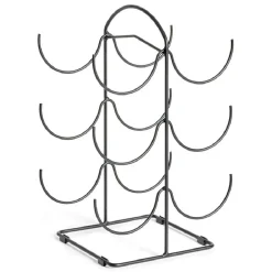 Gifi Rangement De Cuisine^Range bouteille vertical 6 emplacements métal 19x25xH40cm