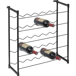 Gifi Rangement De Cuisine^Range bouteilles métal noir 30 bouteilles