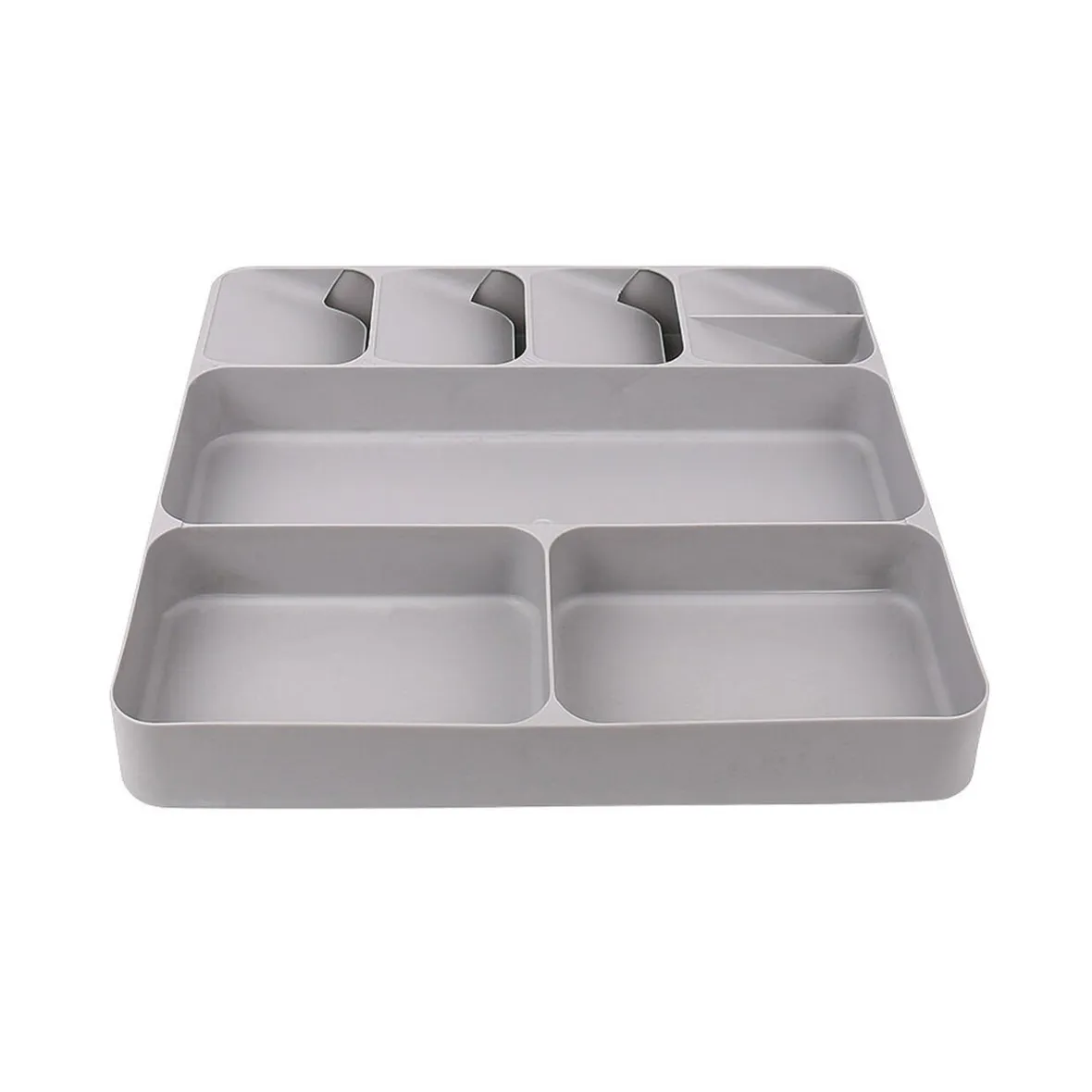 Gifi Rangement De Cuisine^Range couvert 8 compartiments gris