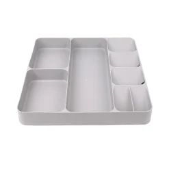 Gifi Rangement De Cuisine^Range couvert 8 compartiments gris