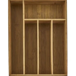 Gifi Rangement De Cuisine^Range couvert en bambou naturel