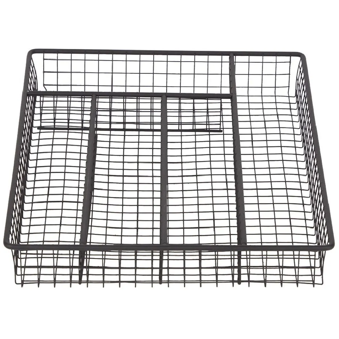 Gifi Rangement De Cuisine^Range couvert pour tiroir grillage en fer noir