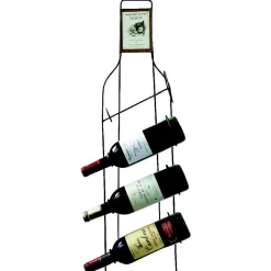 Gifi Rangement De Cuisine^Range-bouteille noir 4 bouteilles