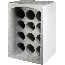 Gifi Rangement De Cuisine^Range-bouteilles 12 emplacements gris