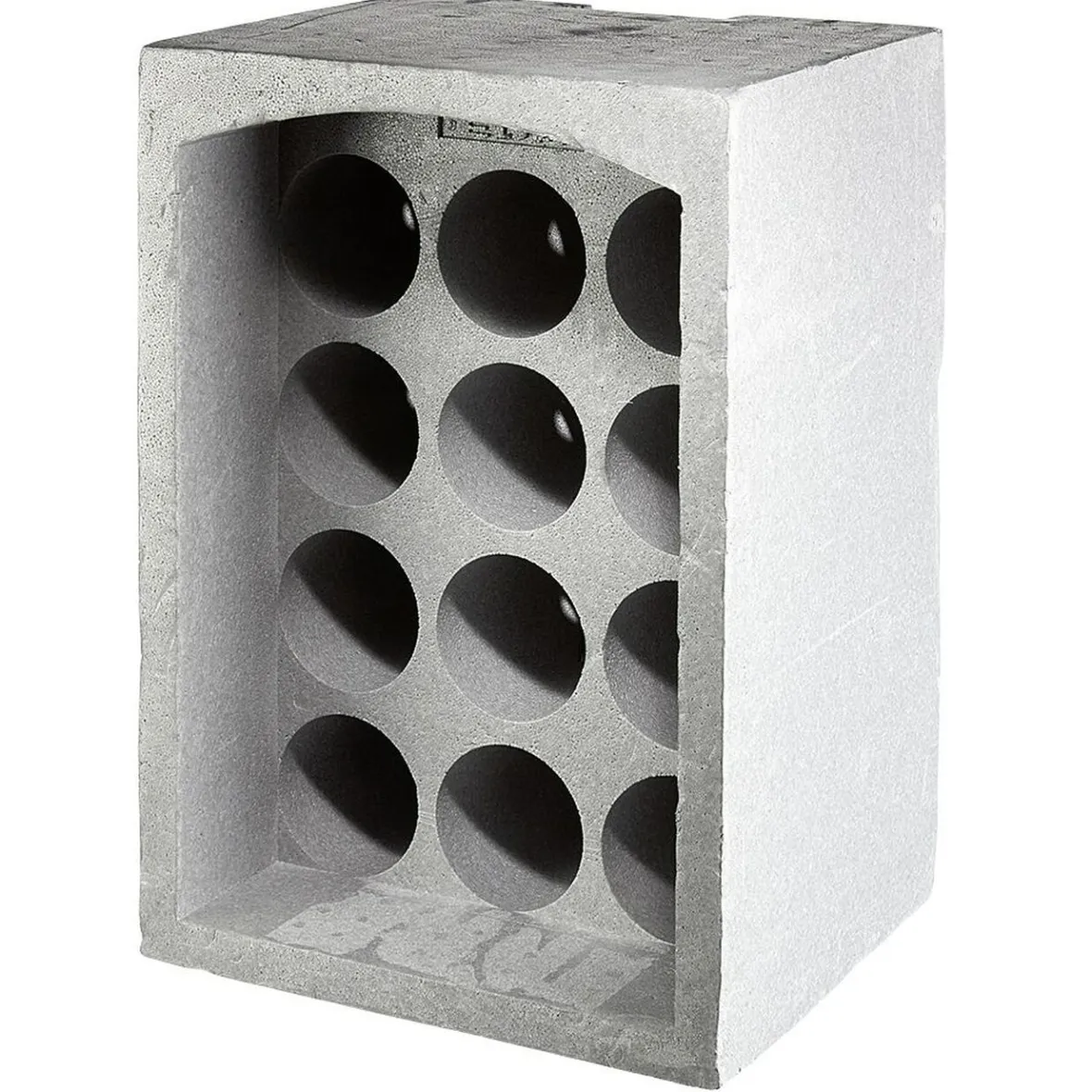 Gifi Rangement De Cuisine^Range-bouteilles 12 emplacements gris