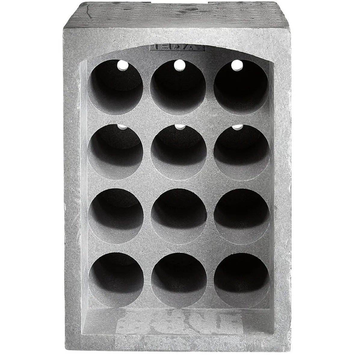 Gifi Rangement De Cuisine^Range-bouteilles 12 emplacements gris