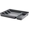 Gifi Rangement De Cuisine^Range-couverts plastique noir