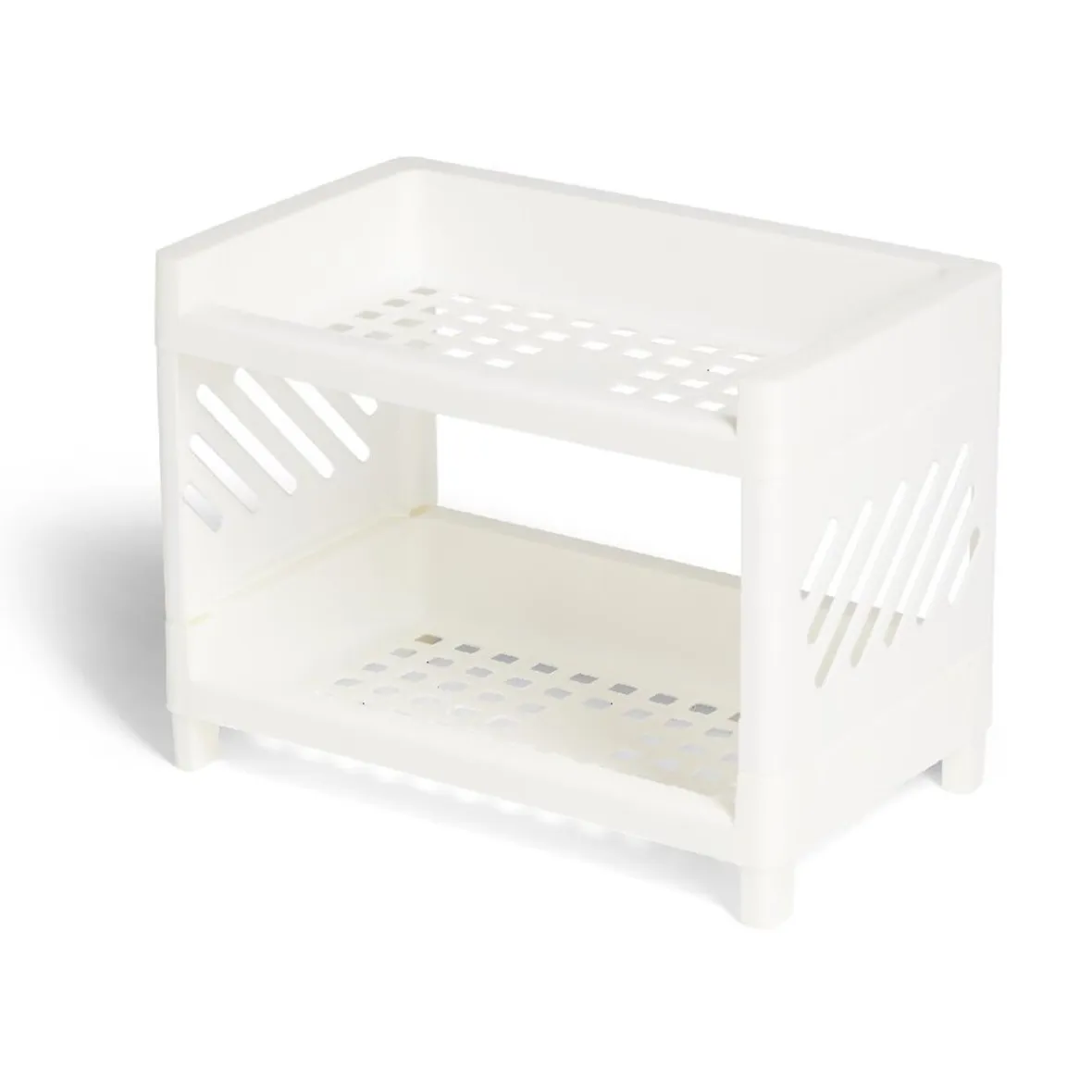 Gifi Rangement De Cuisine^Rangement à épices Sun Day polypropylène blanc L24x18xH14,5cm
