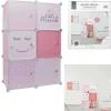 Sale Rangement modulable 6 cubes fille Little Princesse 63x32xH110cm Rangement
