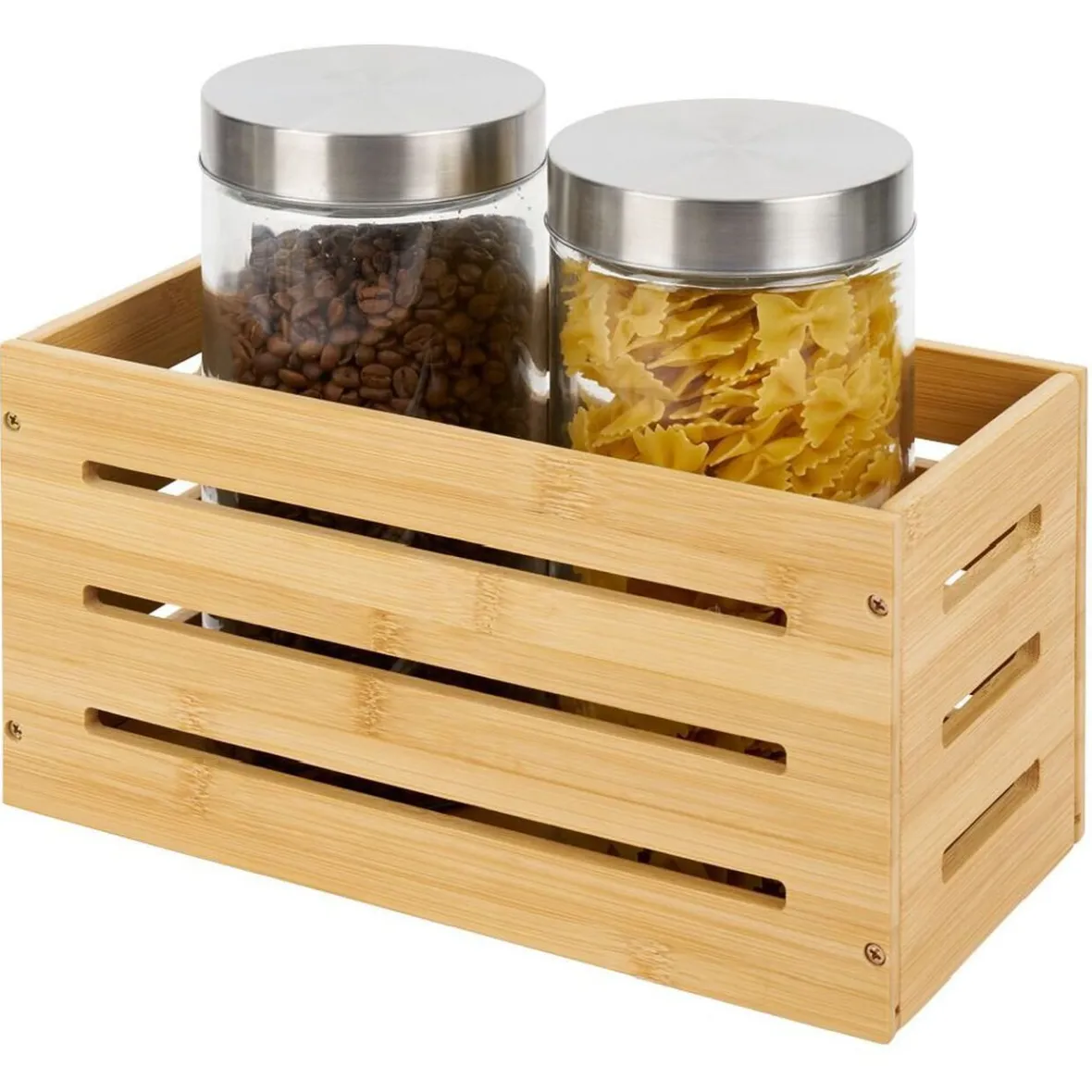 Gifi Rangement De Cuisine^Rangement pliable en bambou 31x15xH15cm