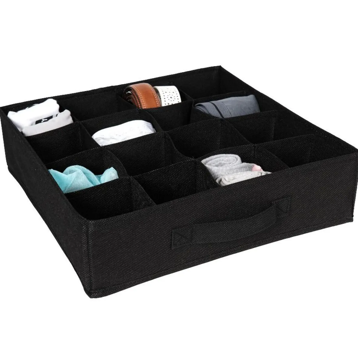 Sale Rangement sous vêtements 16 compartiments 39x12xH3cm Rangement