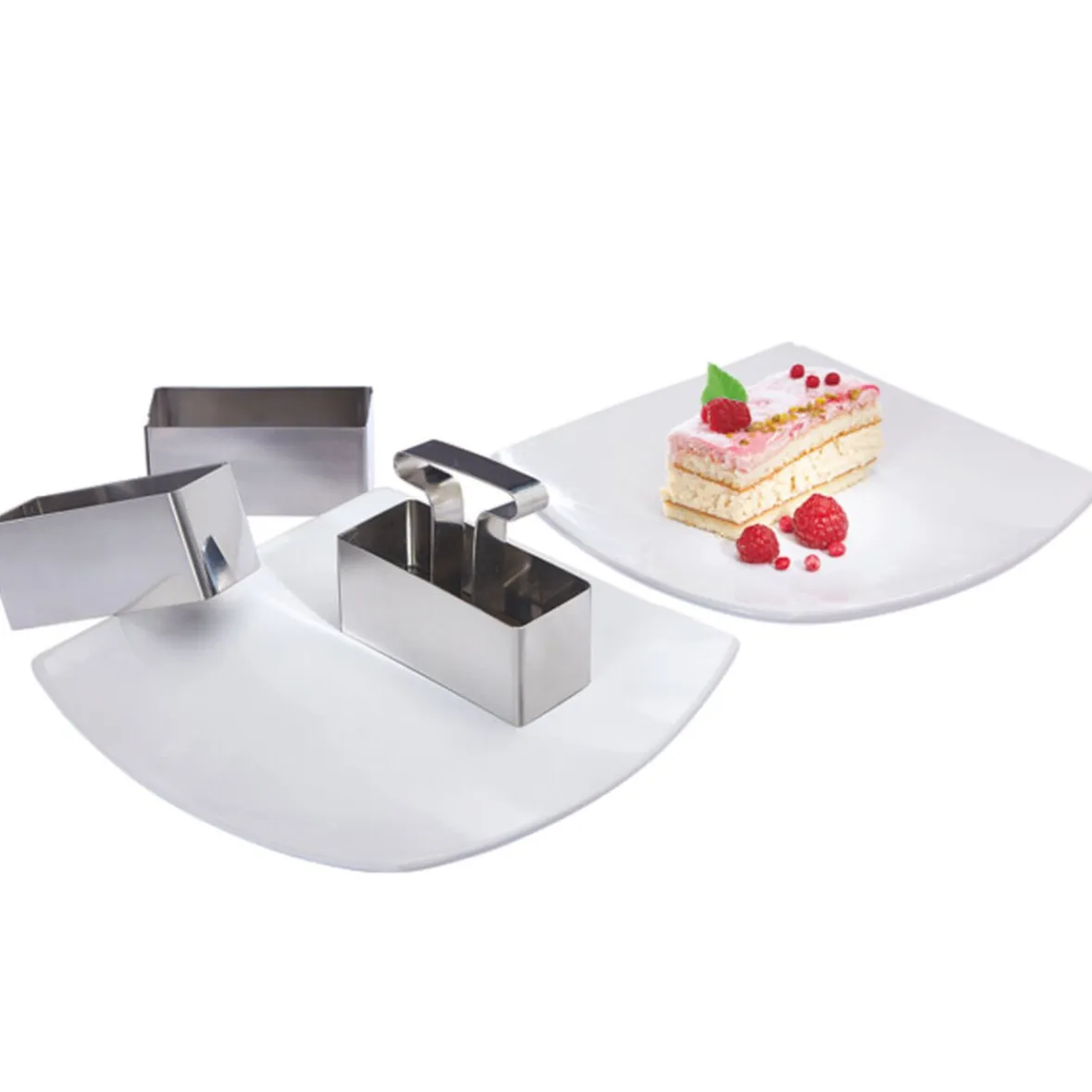 Gifi Cuisson^Rectangle de présentation x3 et poussoir
