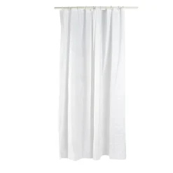 Rideau de douche uni blanc^Gifi Clearance