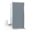 Rideau de douche uni gris 180x200cm^Gifi Clearance
