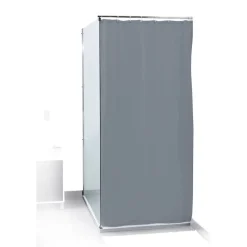 Rideau de douche uni gris 180x200cm^Gifi Clearance