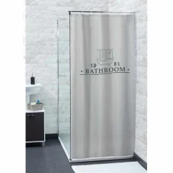 Rideau de douche Urban blanc et noir^Gifi Sale
