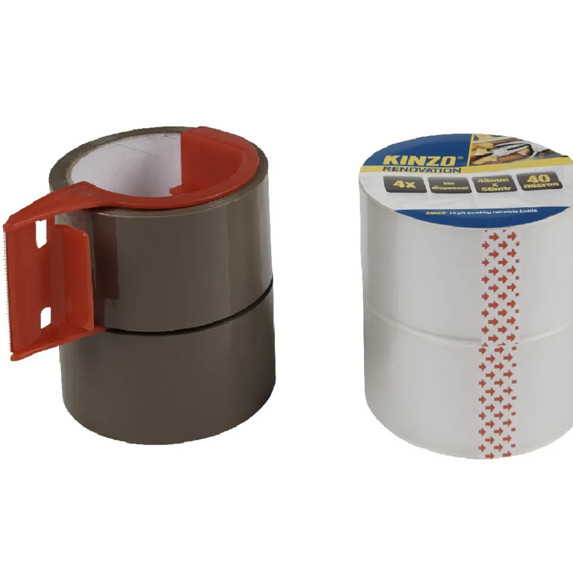 Rouleau adhésif x4 et dévidoir^Gifi Hot