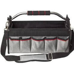 Sacoche boîte à outils noire rouge grise^Gifi Sale