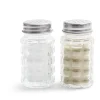 Gifi Conservation Alimentaire^Salière et poivrière de table en verre et inox 50ml