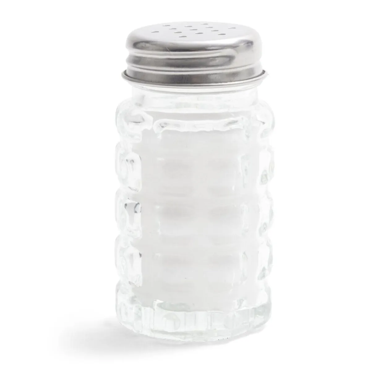 Gifi Conservation Alimentaire^Salière et poivrière de table en verre et inox 50ml