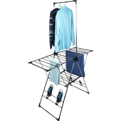 Best Séchoir avec portant étendoir à linge 18m Entretien Du Linge