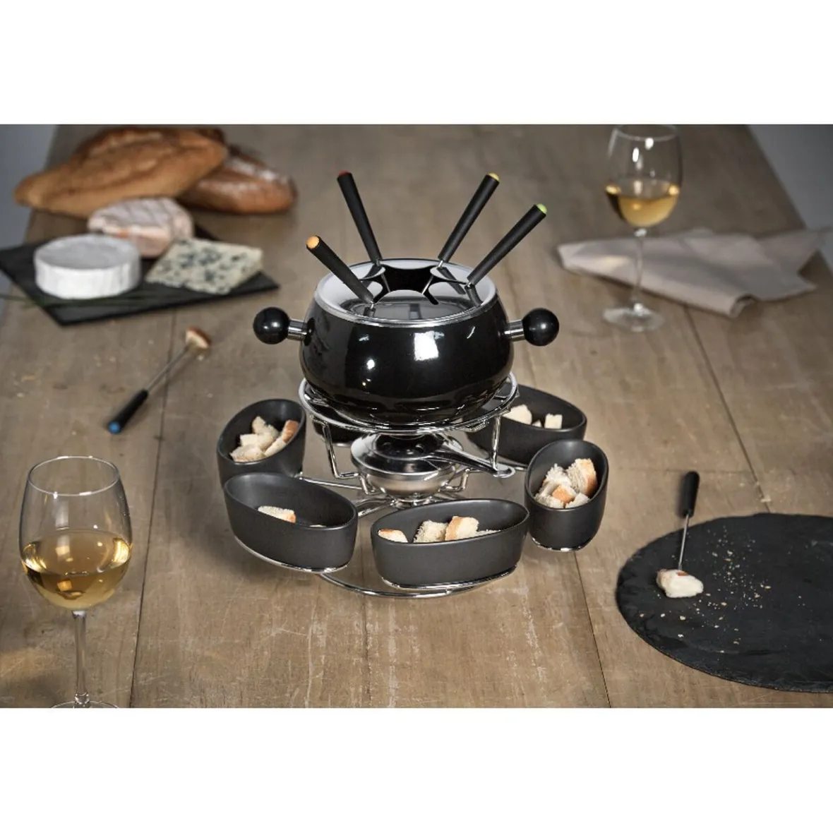 Gifi Petit Électroménager^Service à fondue 6 personnes