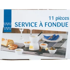 Gifi Petit Électroménager^Service à fondue 11 pièces