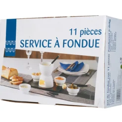 Gifi Petit Électroménager^Service à fondue 11 pièces