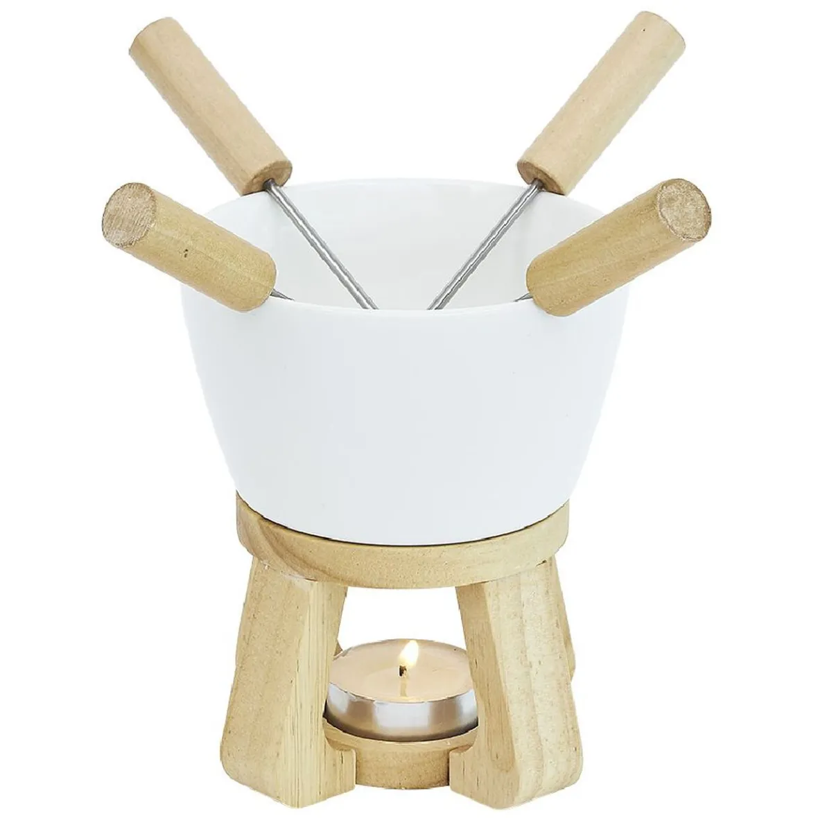 Gifi Petit Électroménager^Service fondue à la bougie pour 2 personnes