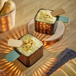 Gifi Petit Électroménager^Service raclette à la bougie pour 2 personnes